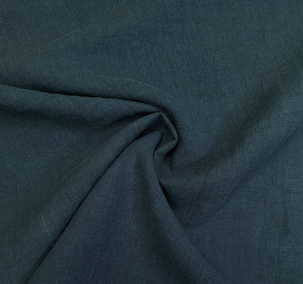 Cairo Linen - Pétrole, 1/4 yard