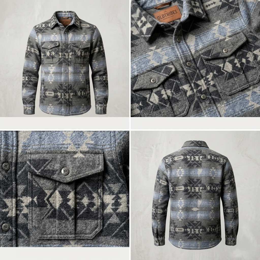 Grey and Blue Grand Canyon Jacket (unisex)