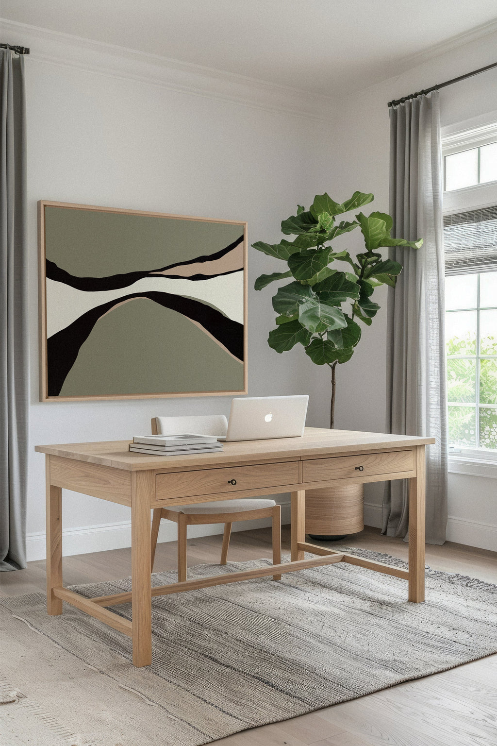 MODERN CAMO, Stretched Canvas Artwork