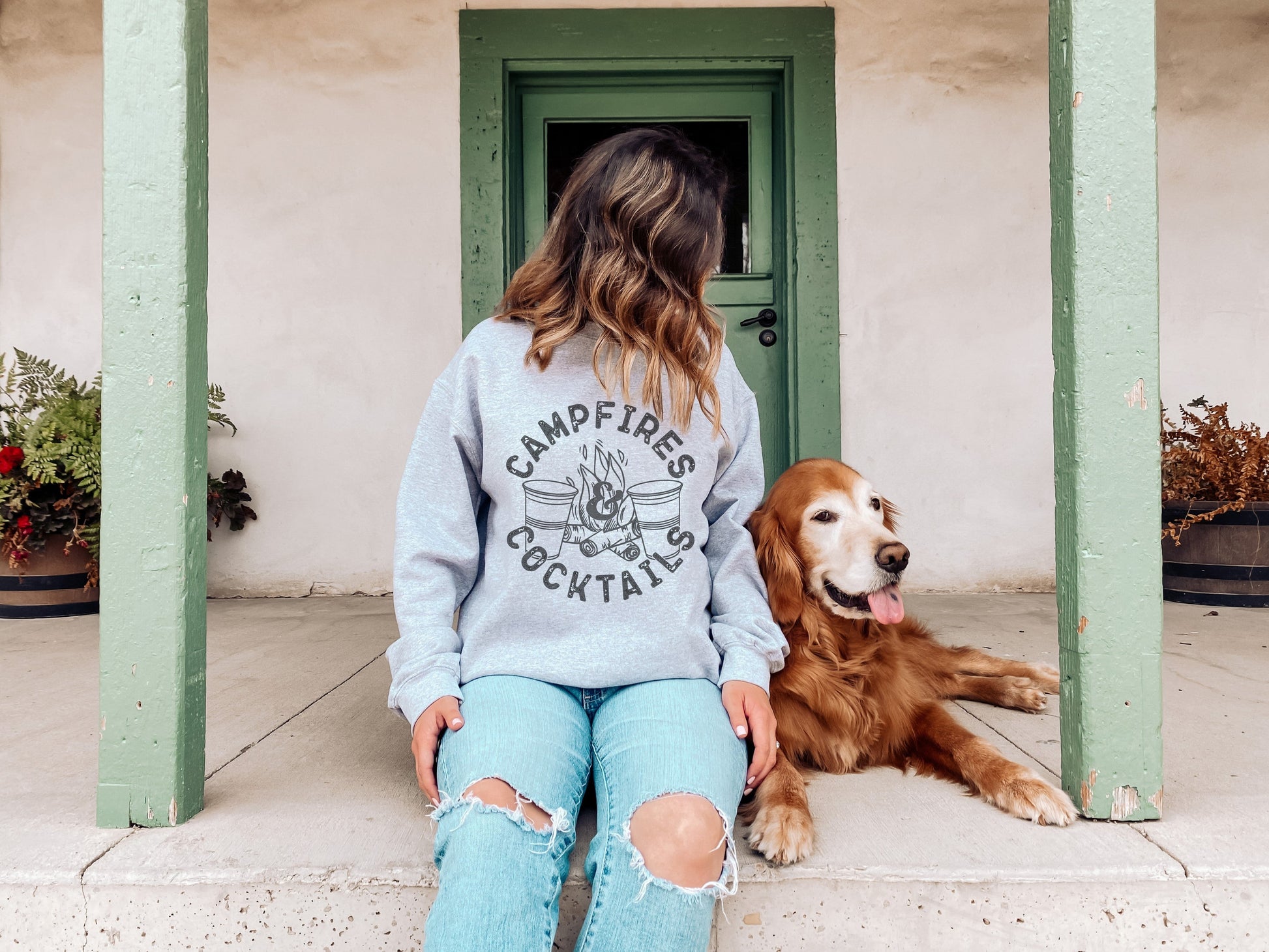 Feux de camp et cocktails