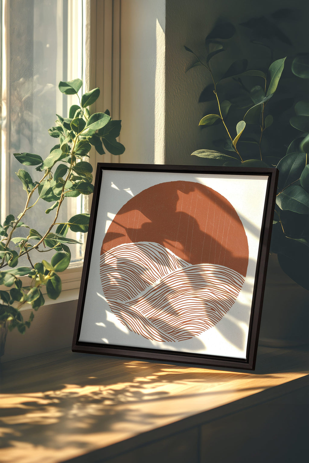 EARTH WAVES, Stretched Canvas Artwork