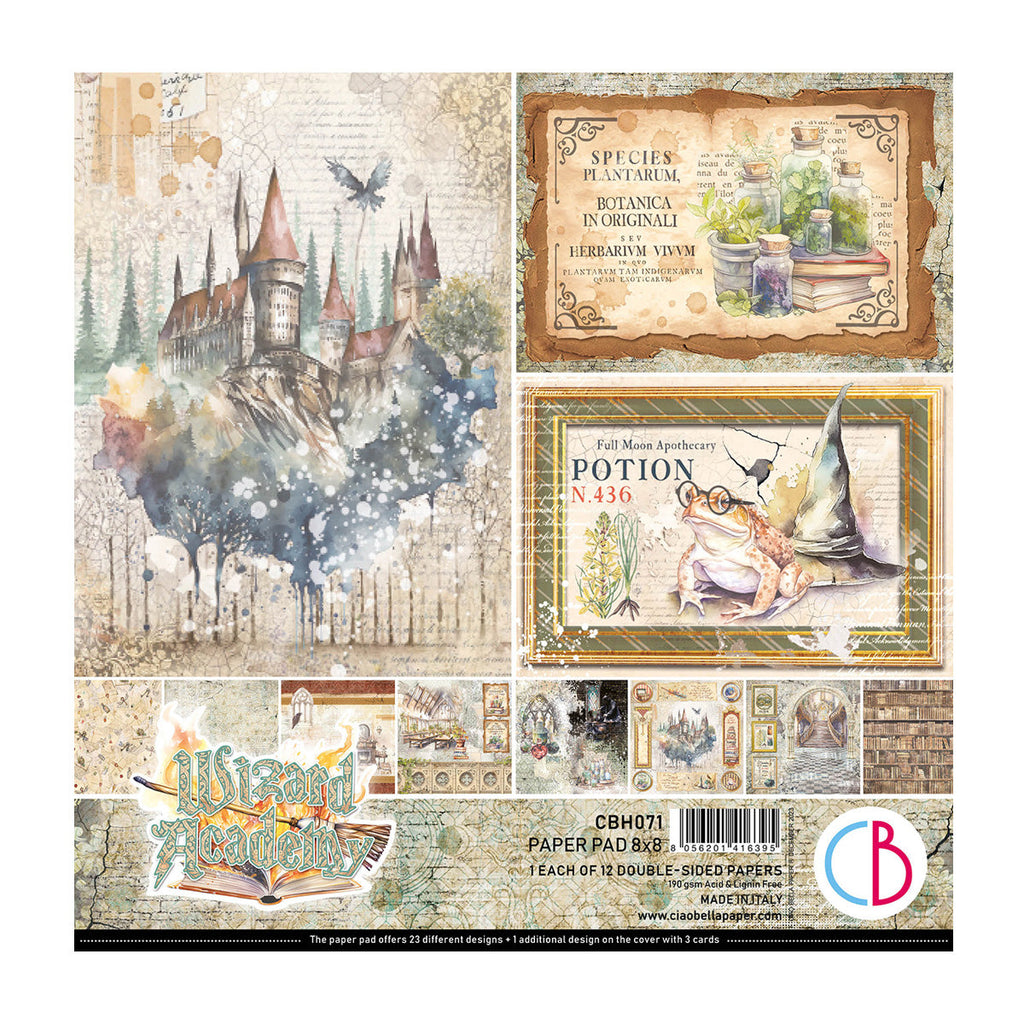 Wizard Academy Paper Pad 8"x8" 12/Pkg
