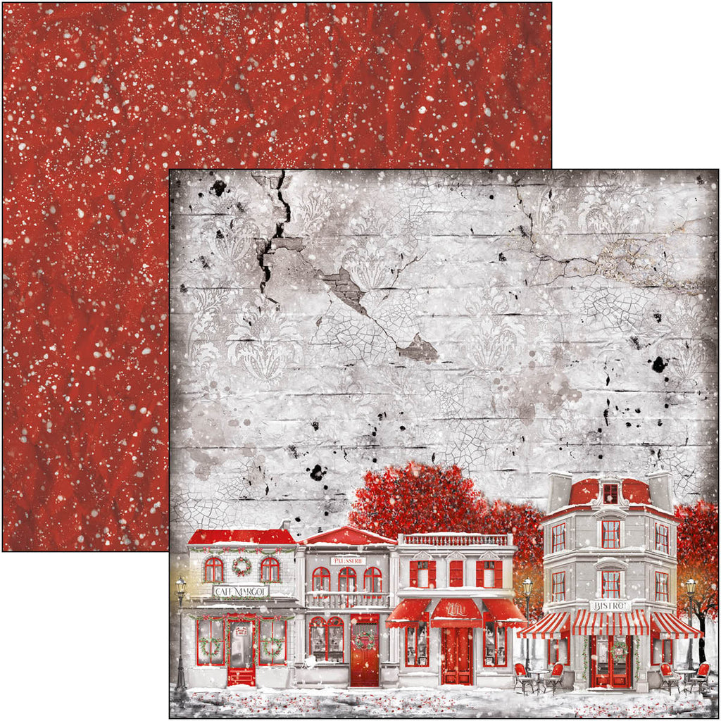 Paris I Love You Paper Pad 12"x12" 12/Pkg