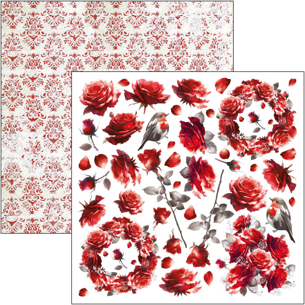 Paris I Love You Paper Pad 12"x12" 12/Pkg