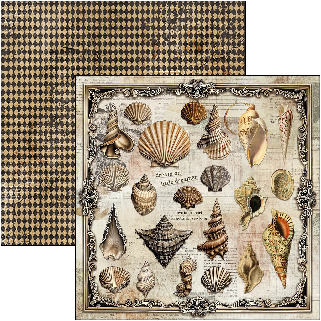 Cabinet Of Curiosities Paper Pad 12"x12" 12/Pkg