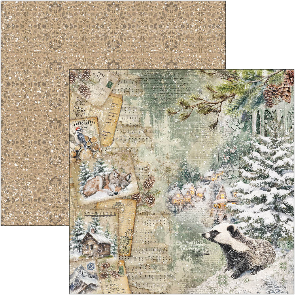 Forest Tales Paper Pad 12"x12" 12/Pkg