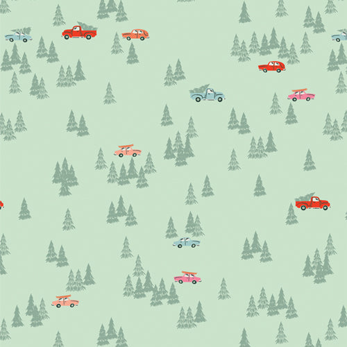 Noël AGF dans la cabane ; Couper et transporter, 1/4 yard