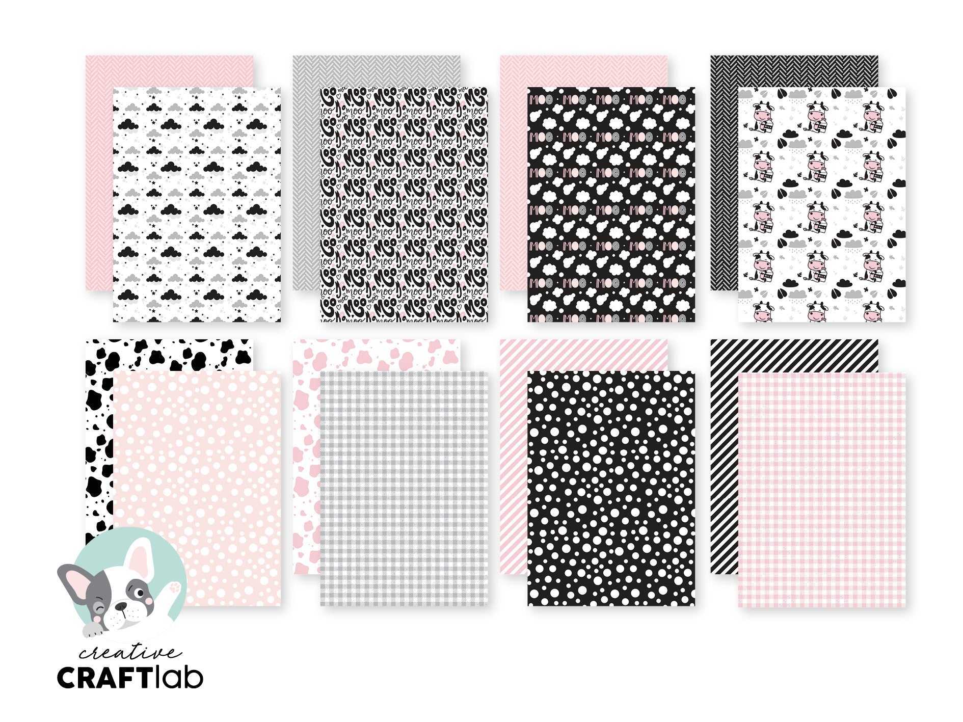 CCL Paper Pad Moo-Rvelous Friendz 24 SH