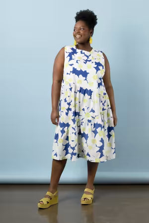Azure Dress Top and Skirt by Closet Core Patterns