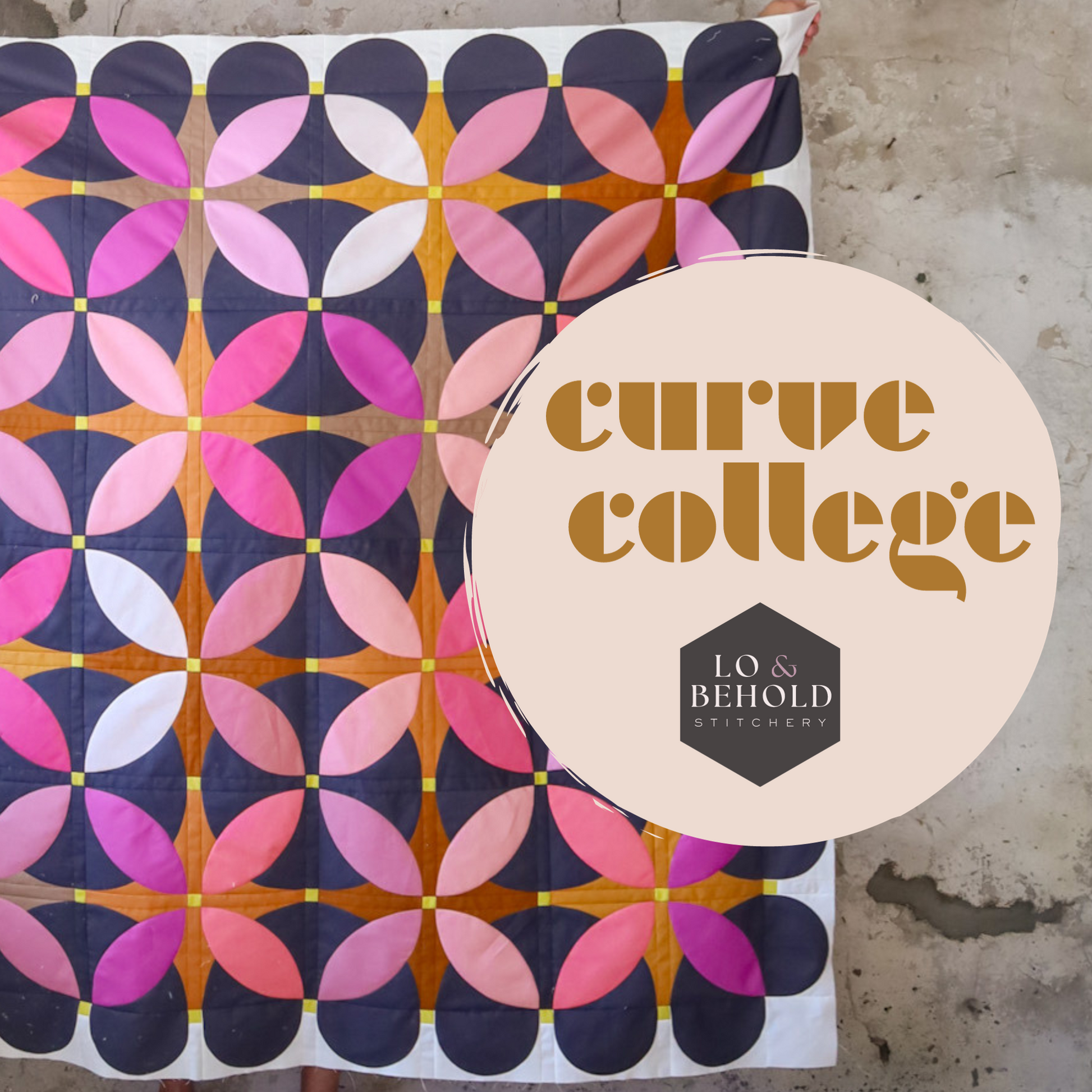 Retro Blossoms Quilt Kit - Cover version