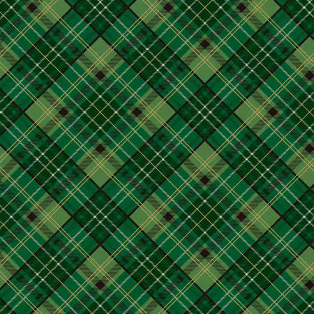 Poinsettias at Christmas - Riley Blake Designs - Green Plaid - CF17633R-GREEN