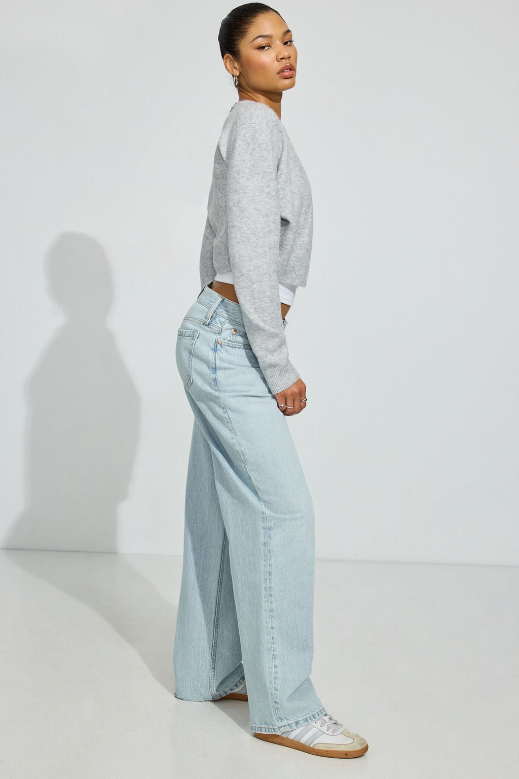 Jean baggy taille basse