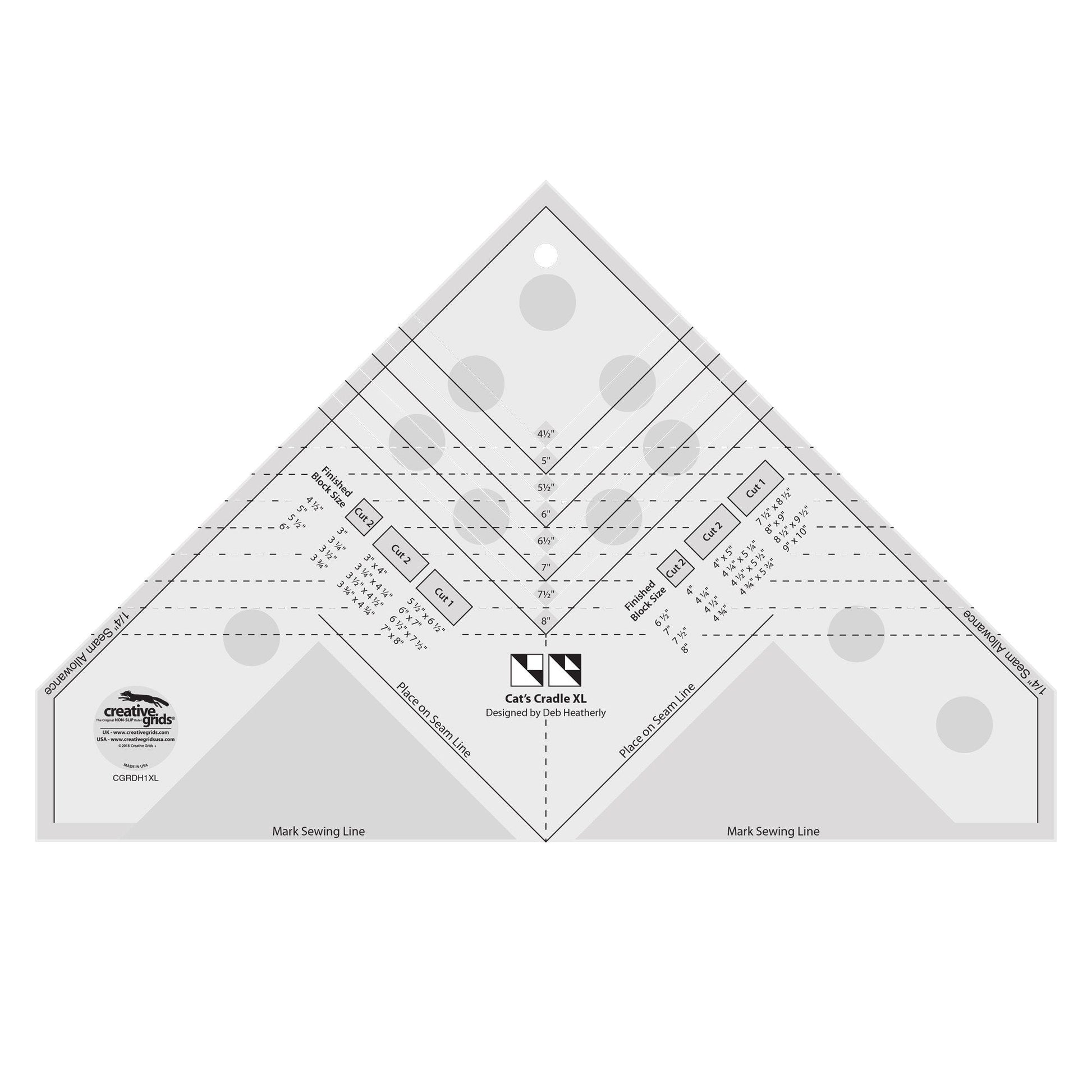 Règle Creative Grids Cats Cradle XL