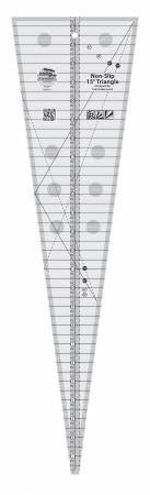 Règle de courtepointe triangulaire à 15 degrés Creative Grids
