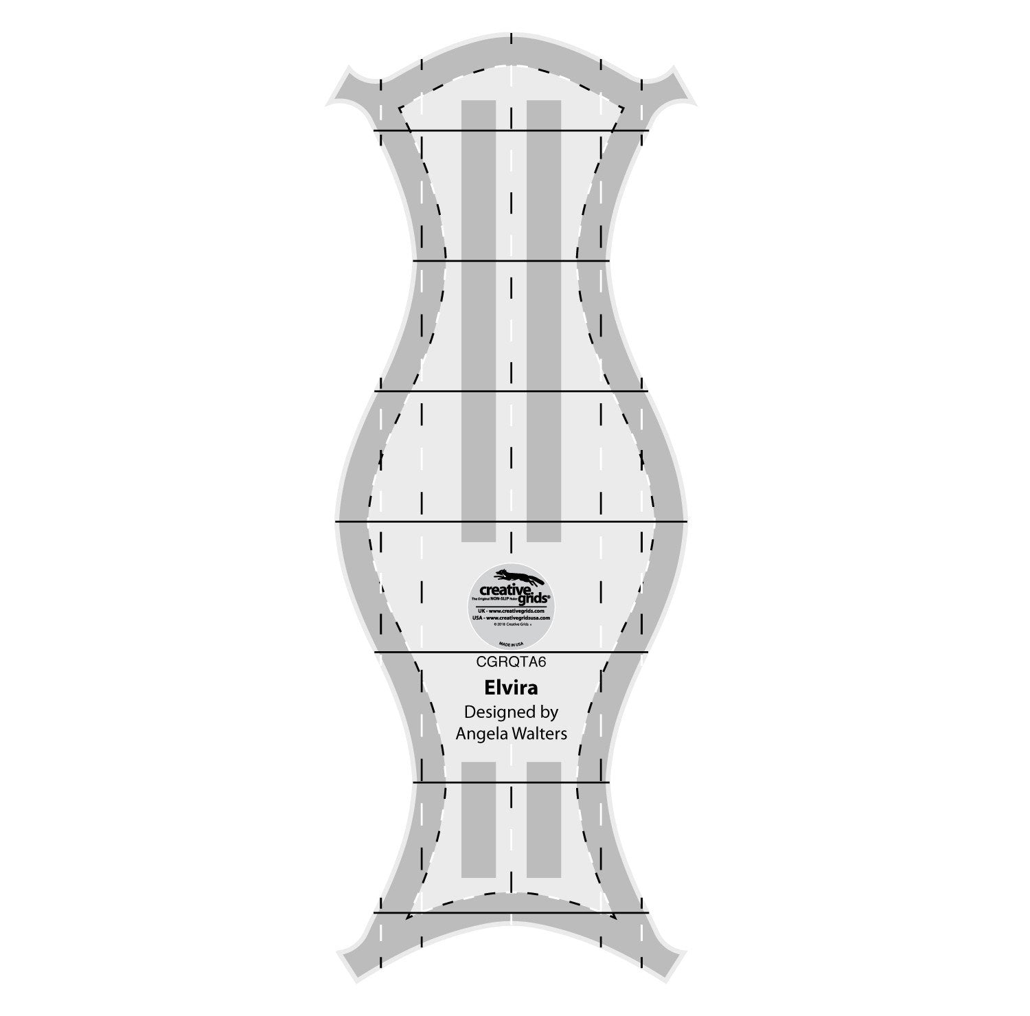 Outil de quilting à la machine Creative Grids - Elvira