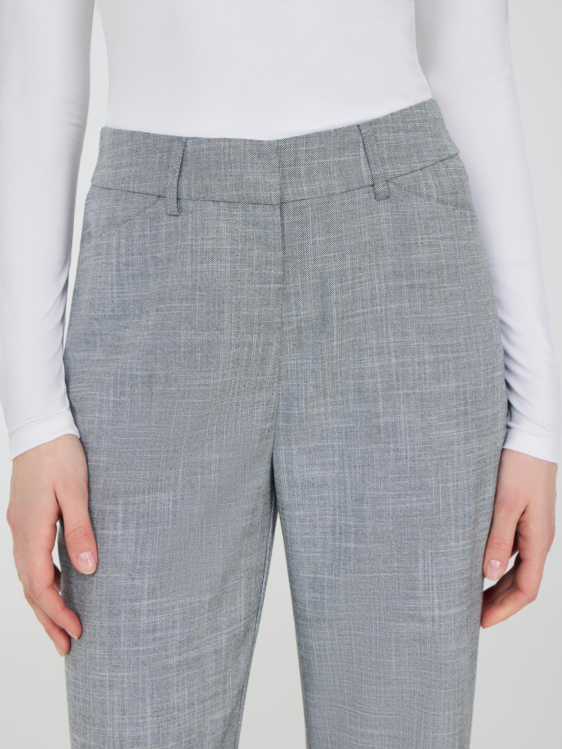 Pantalon droit à devant propre