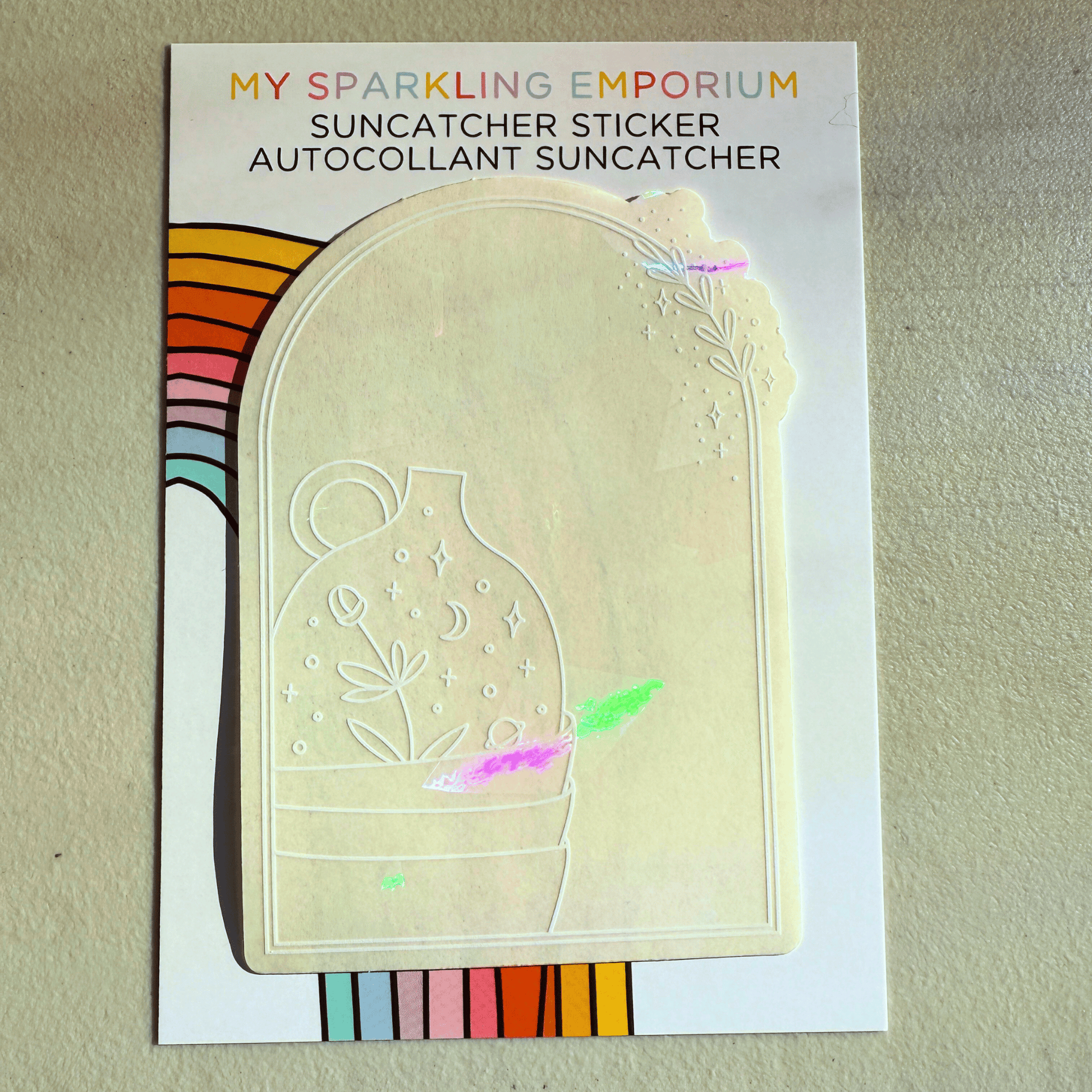 Clay Days Suncatcher Sticker