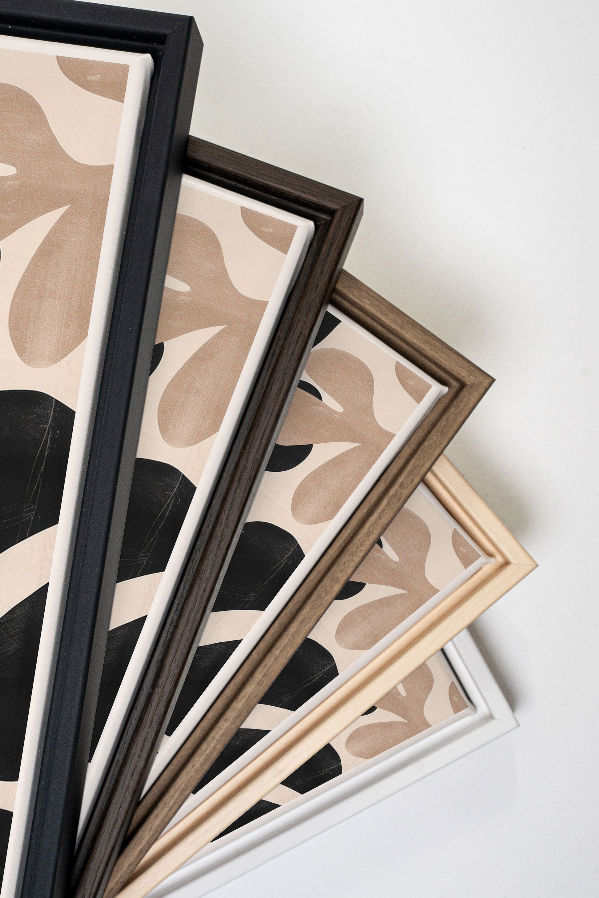 ORGANIC SHADOWS DUO (2 Stretched Canvas Artworks)