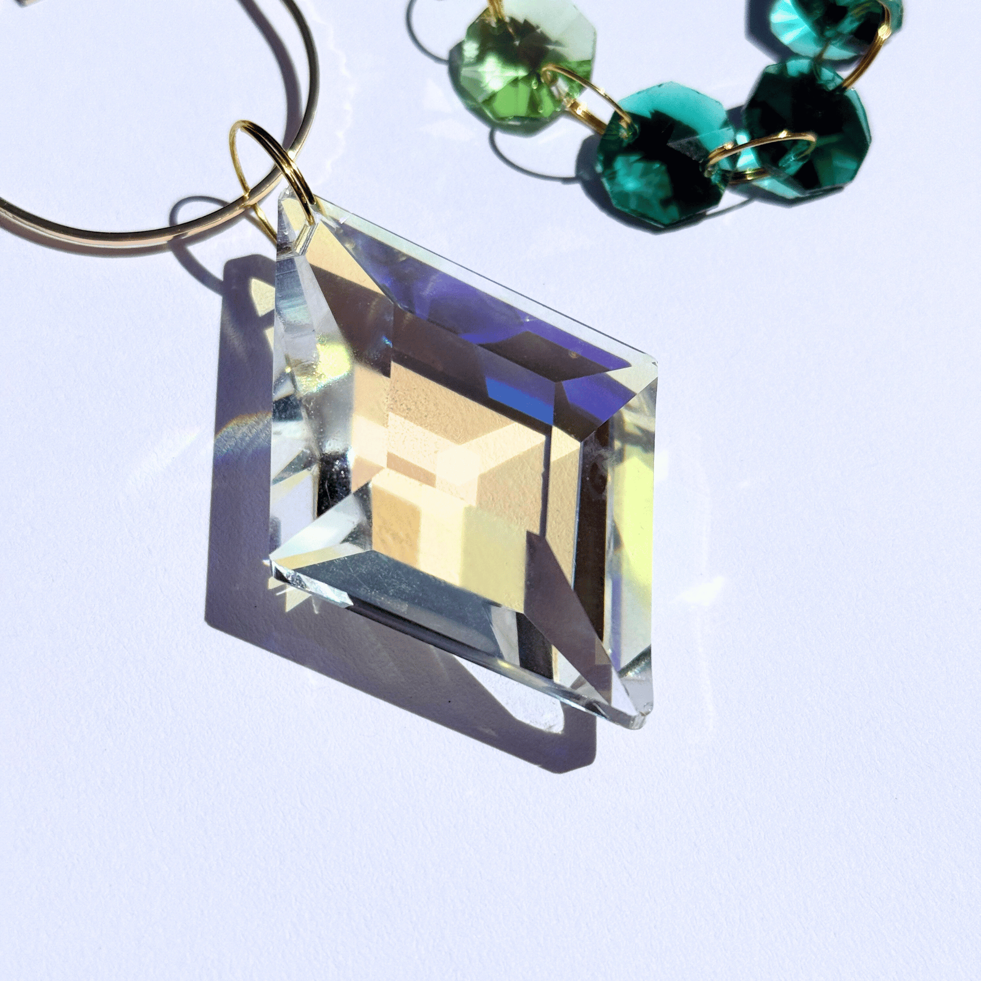 Collage Prism Suncatcher