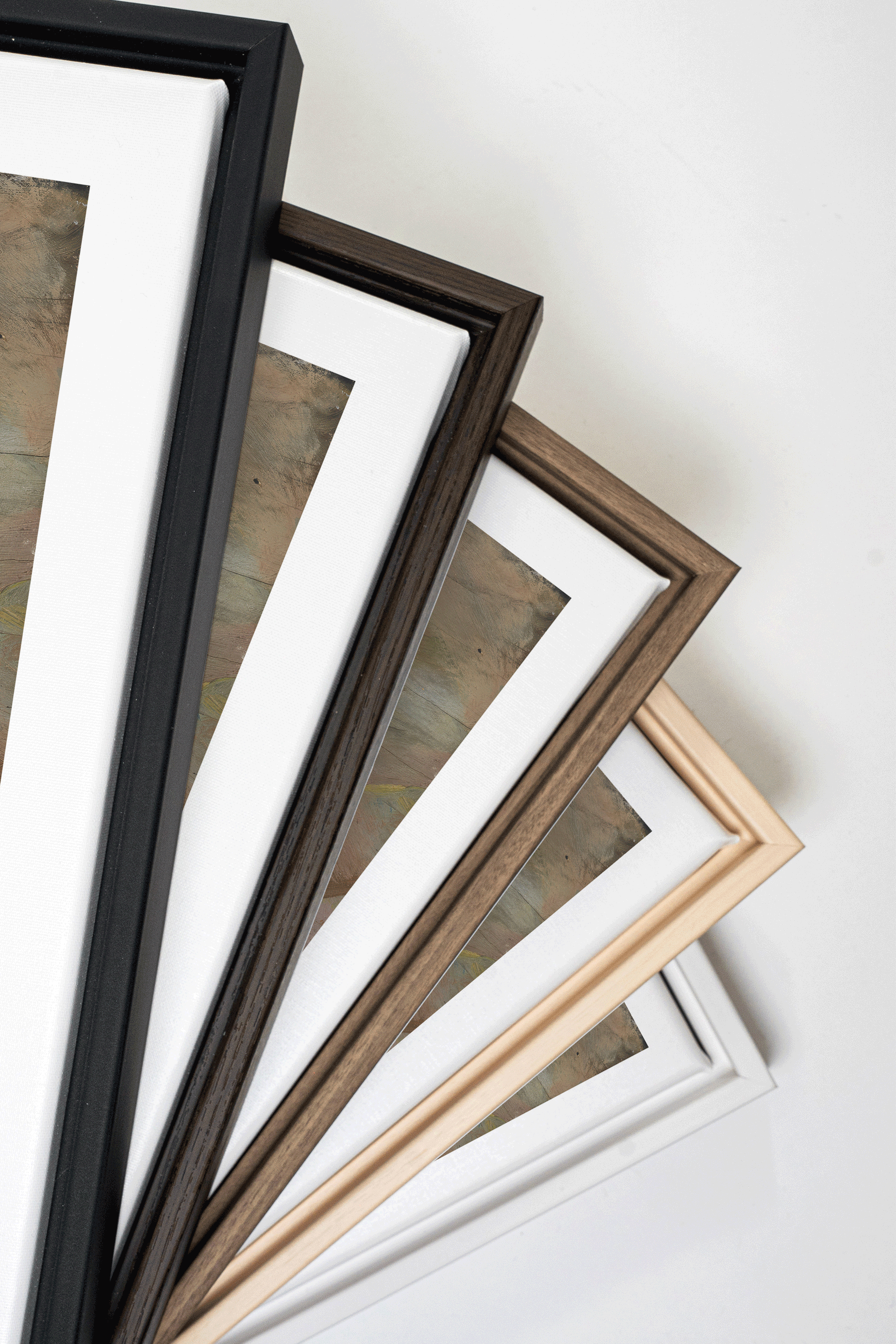 Ochre Frame, Stretched Canvas Artwork