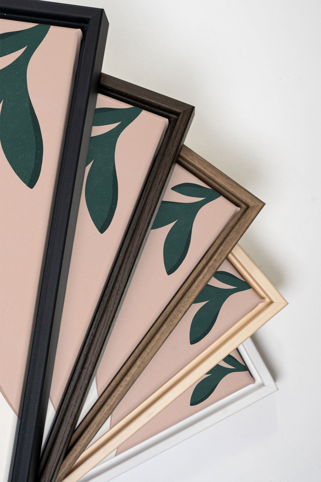 RADIANT FLORA DUO (2 Stretched Canvas Artworks)