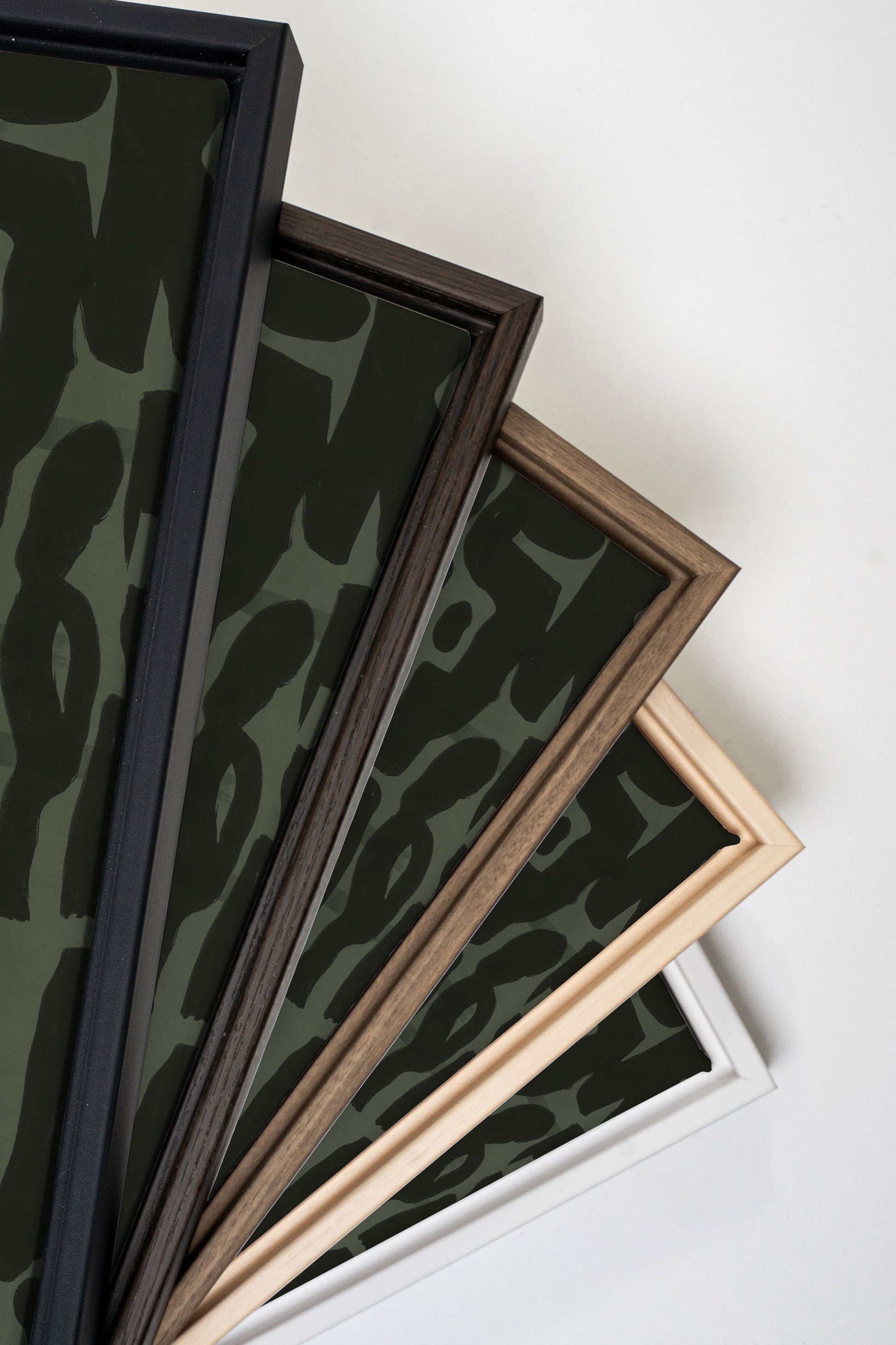 WILD SCRIPT, Stretched Canvas Artwork