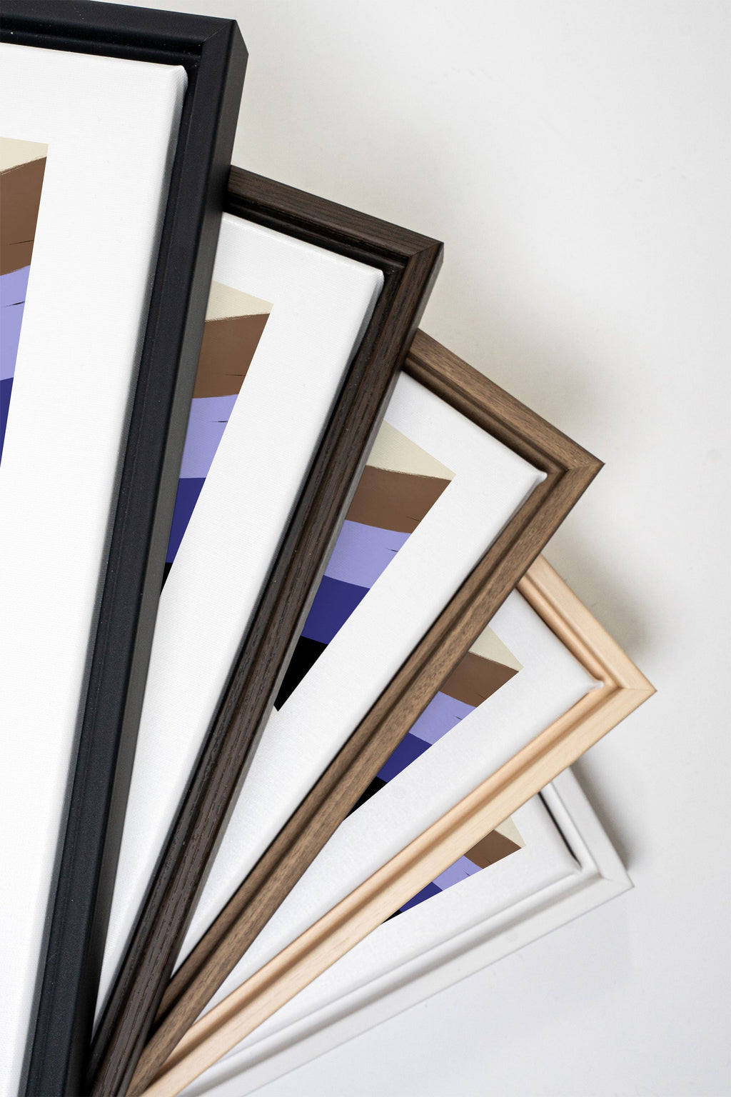 FLOW OF SHADES, Stretched Canvas Artwork