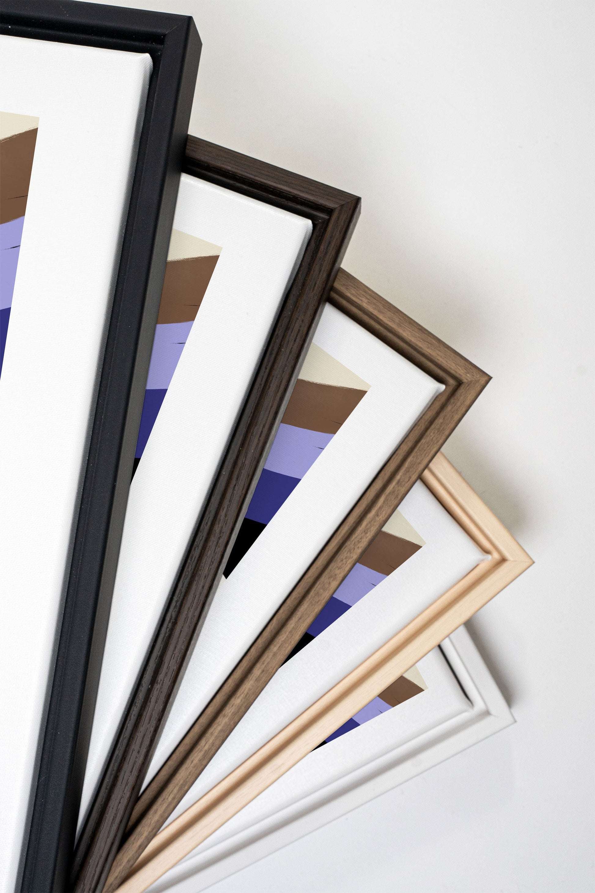 FLOW OF SHADES, Stretched Canvas Artwork