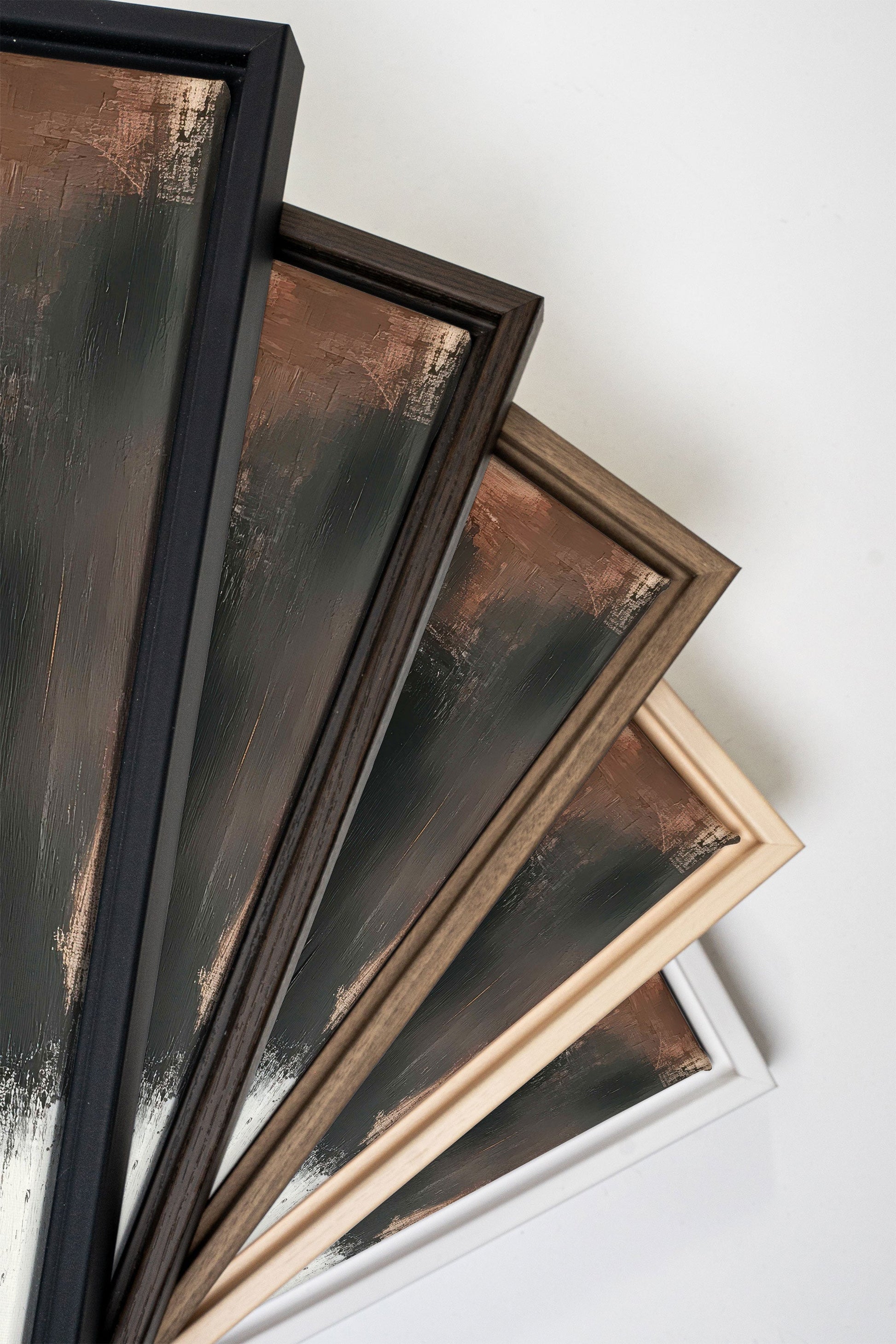 Muted Flames, Stretched Canvas Artwork