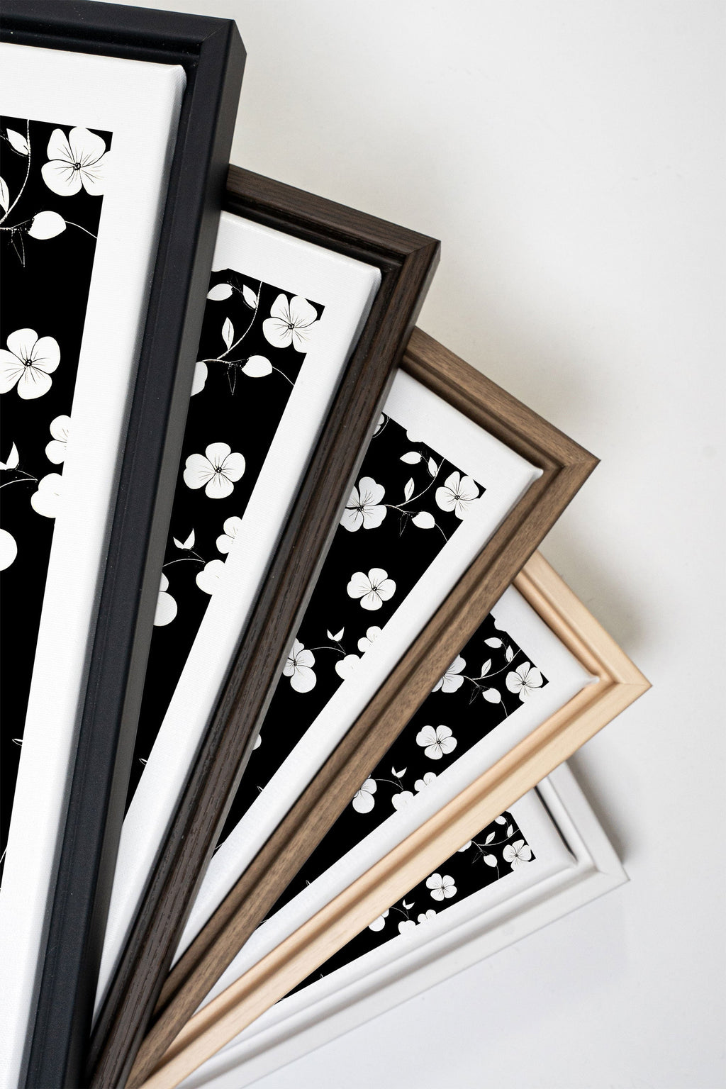 Nocturnal Blooms, Stretched Canvas Artwork