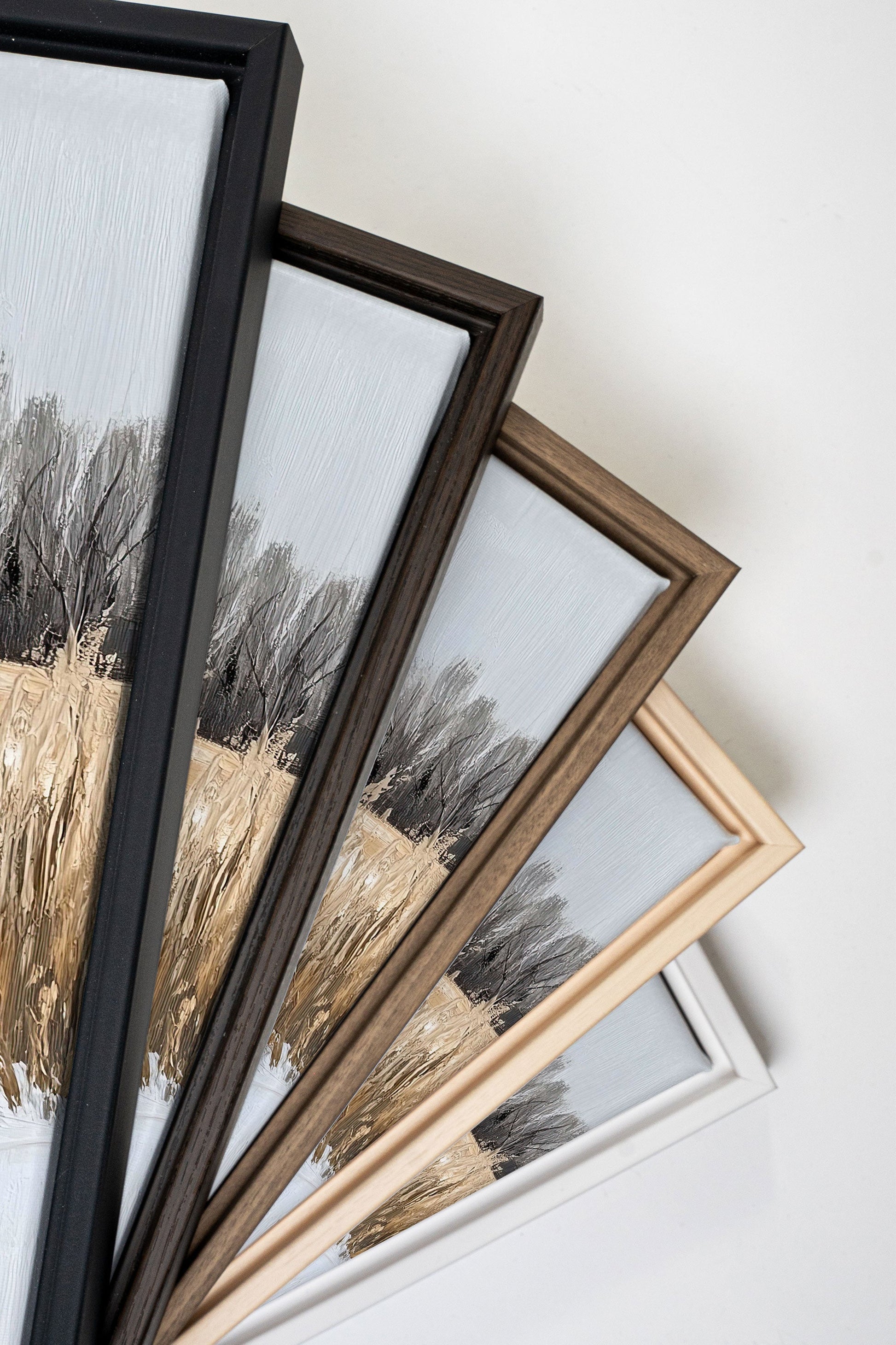 WINTER FIELDS, Stretched Canvas Artwork