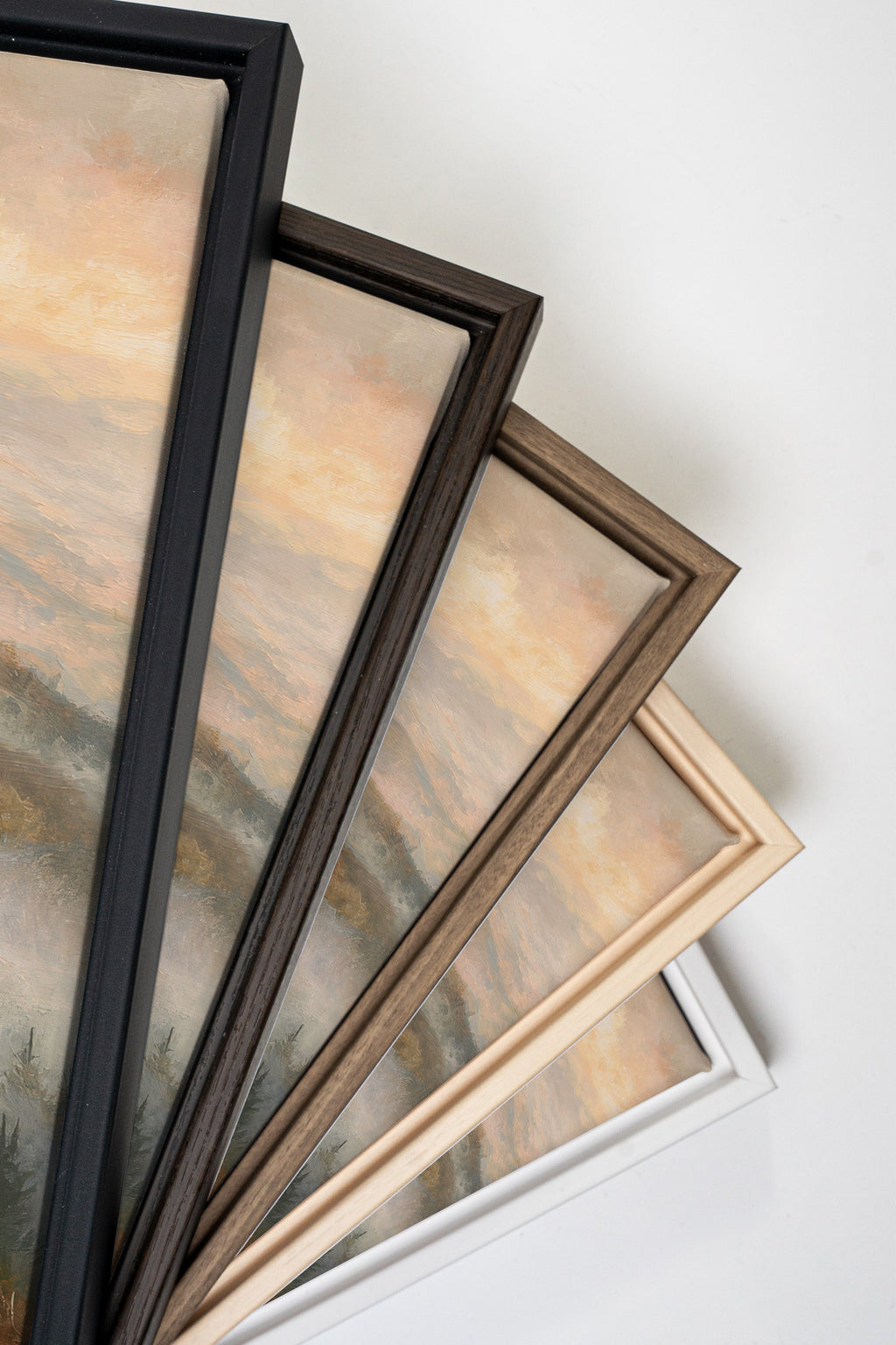ECHOES IN THE MIST DUO (2 Works on Stretched Canvas)
