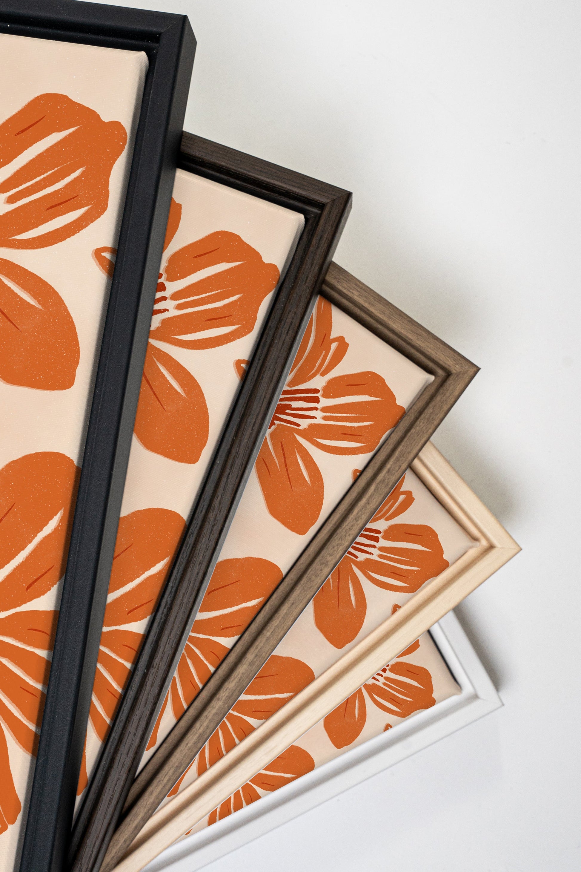 FLORAL RAY, Stretched Canvas Artwork