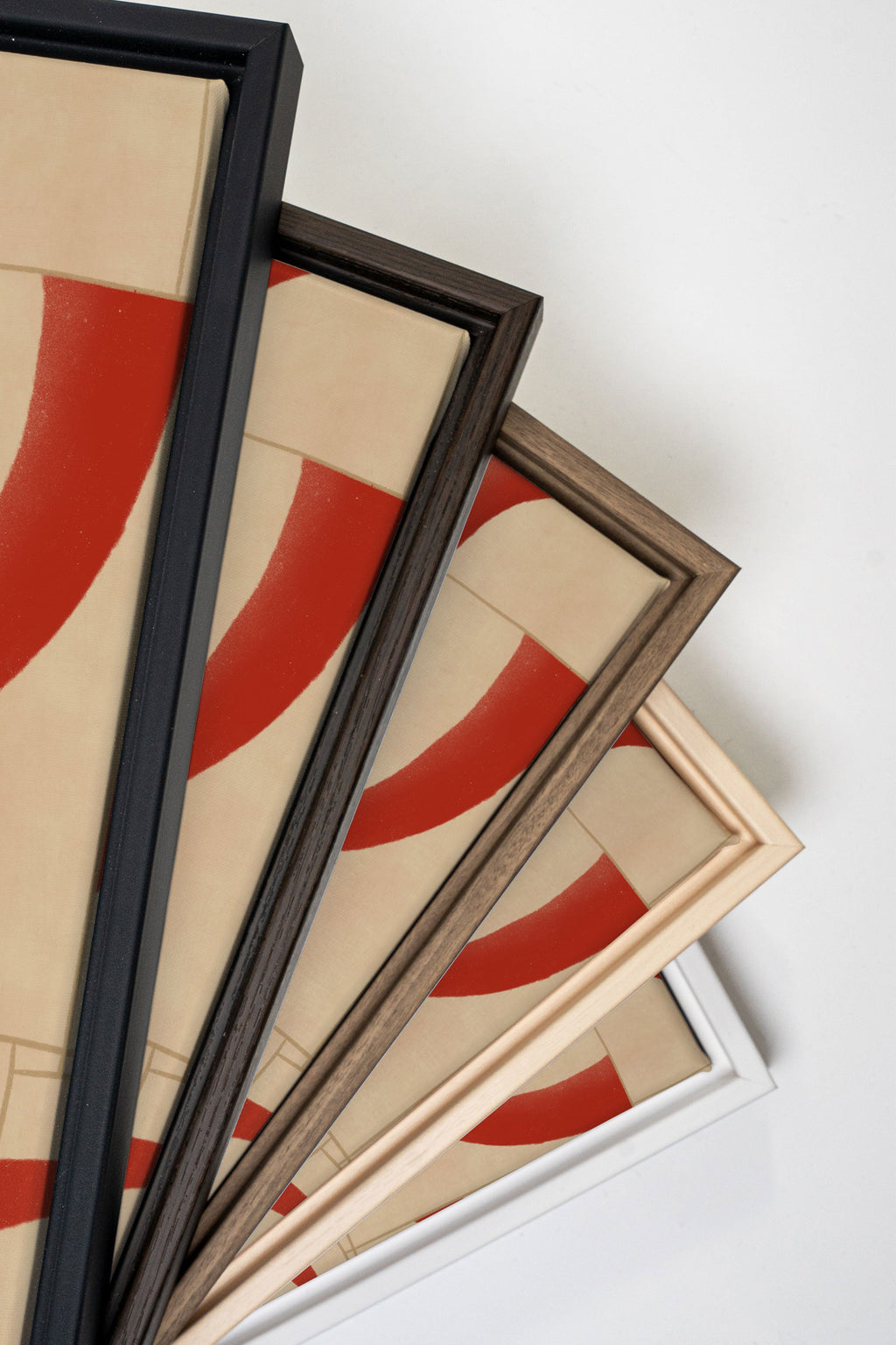 RED MOSAIC, Stretched Canvas Artwork