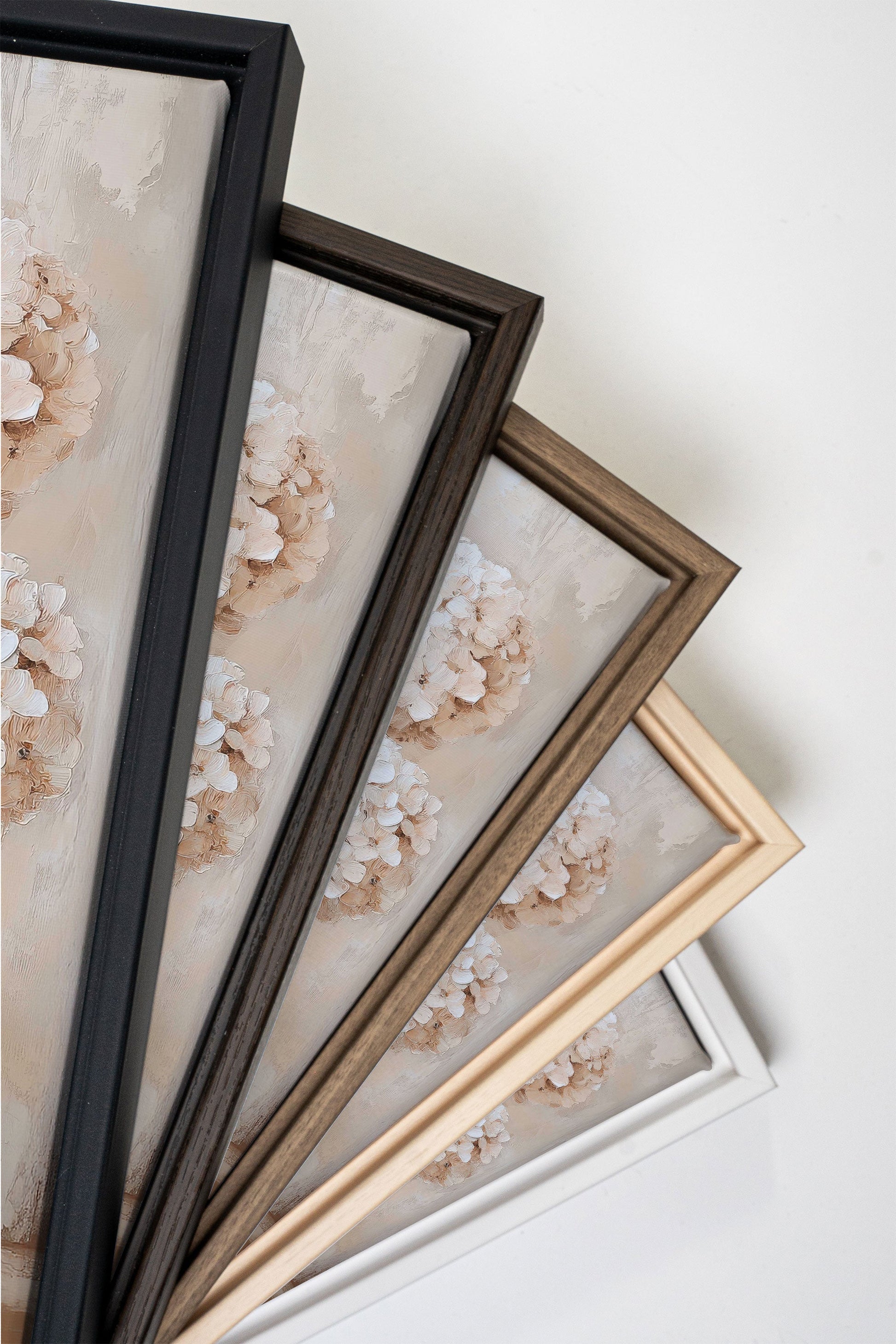 IVORY BLOOMS, Stretched Canvas Artwork
