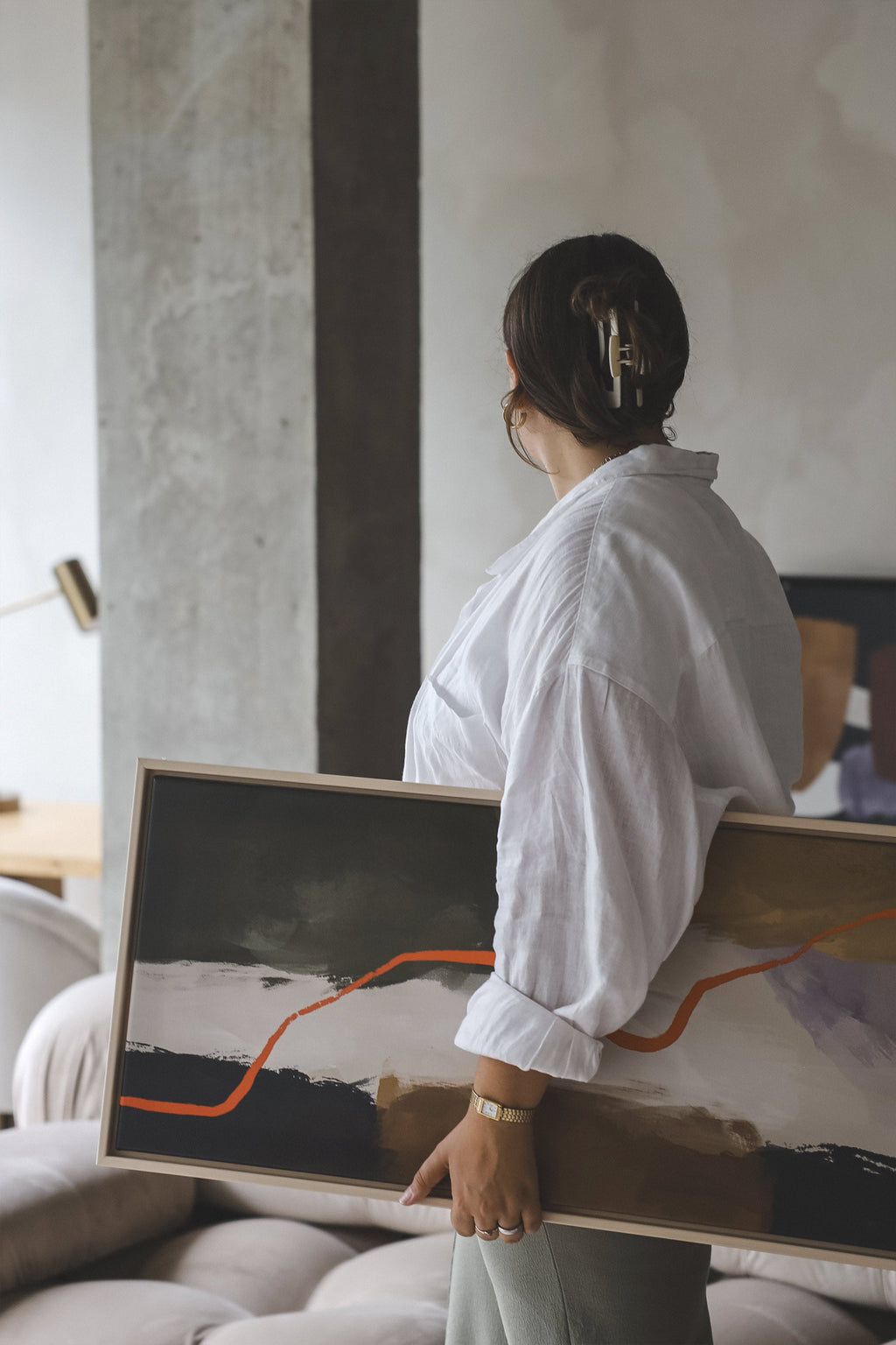 CREVASSE, Stretched Canvas Artwork
