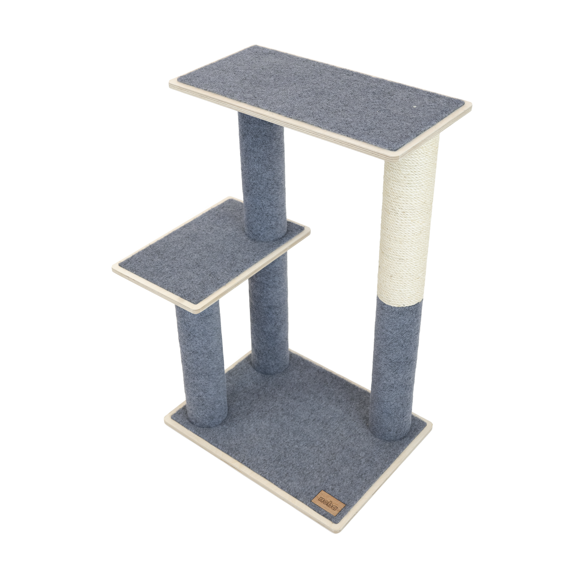 Noba Modern Plywood 2-Level Cat Tree