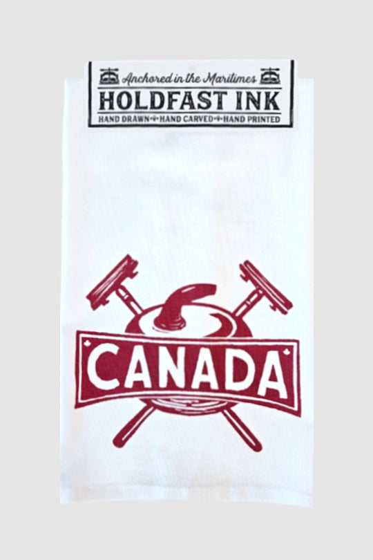 Curling Tea Towel