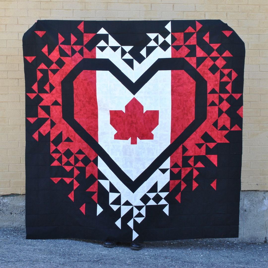Kit de courtepointe Exploding Heart of Canada