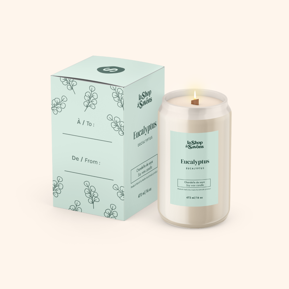 16 oz Soy Candle - Eucalyptus