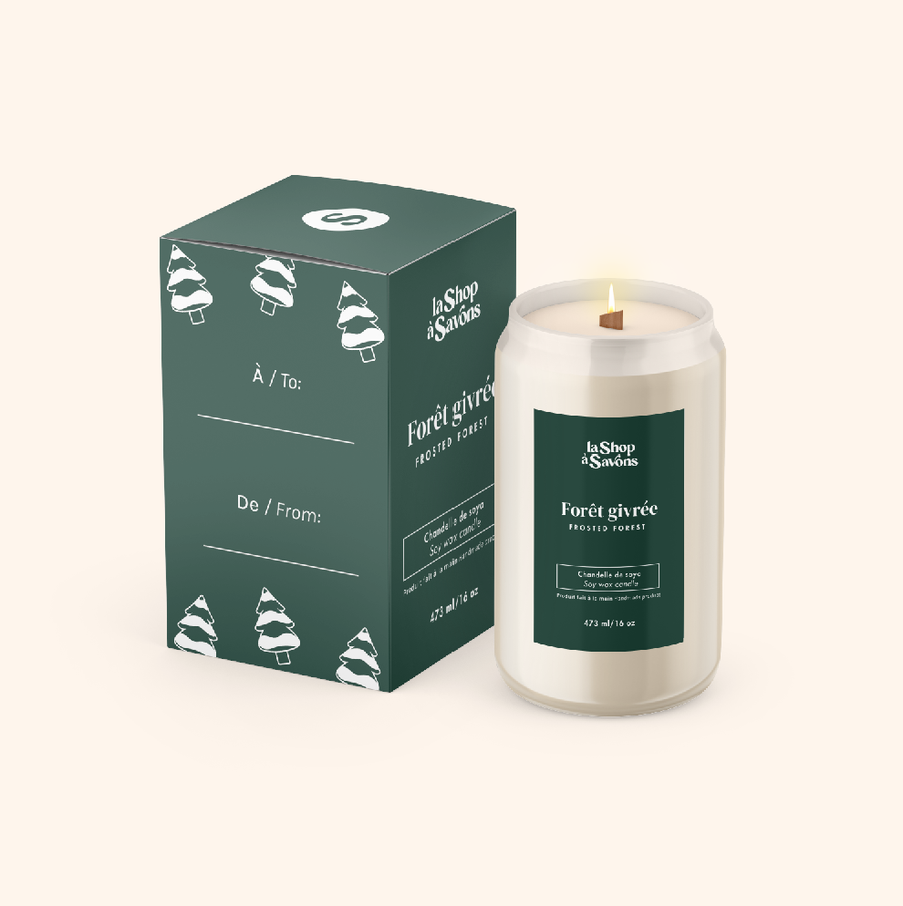 16 oz Soy Candle - Frosted Forest