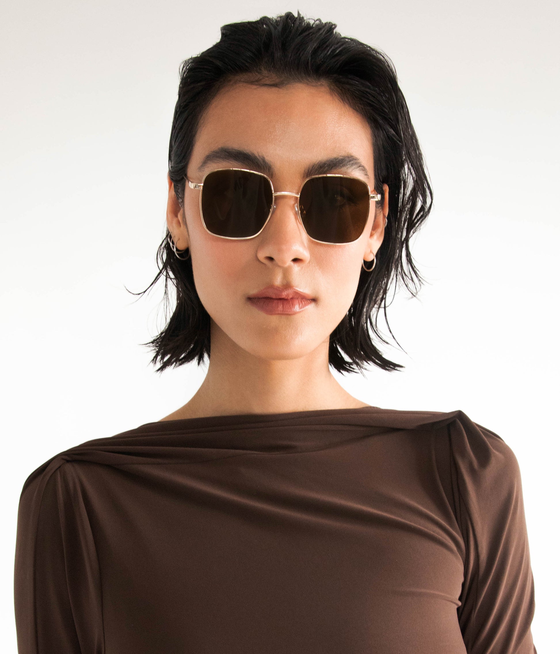 Petites lunettes de soleil carrées KAYASM