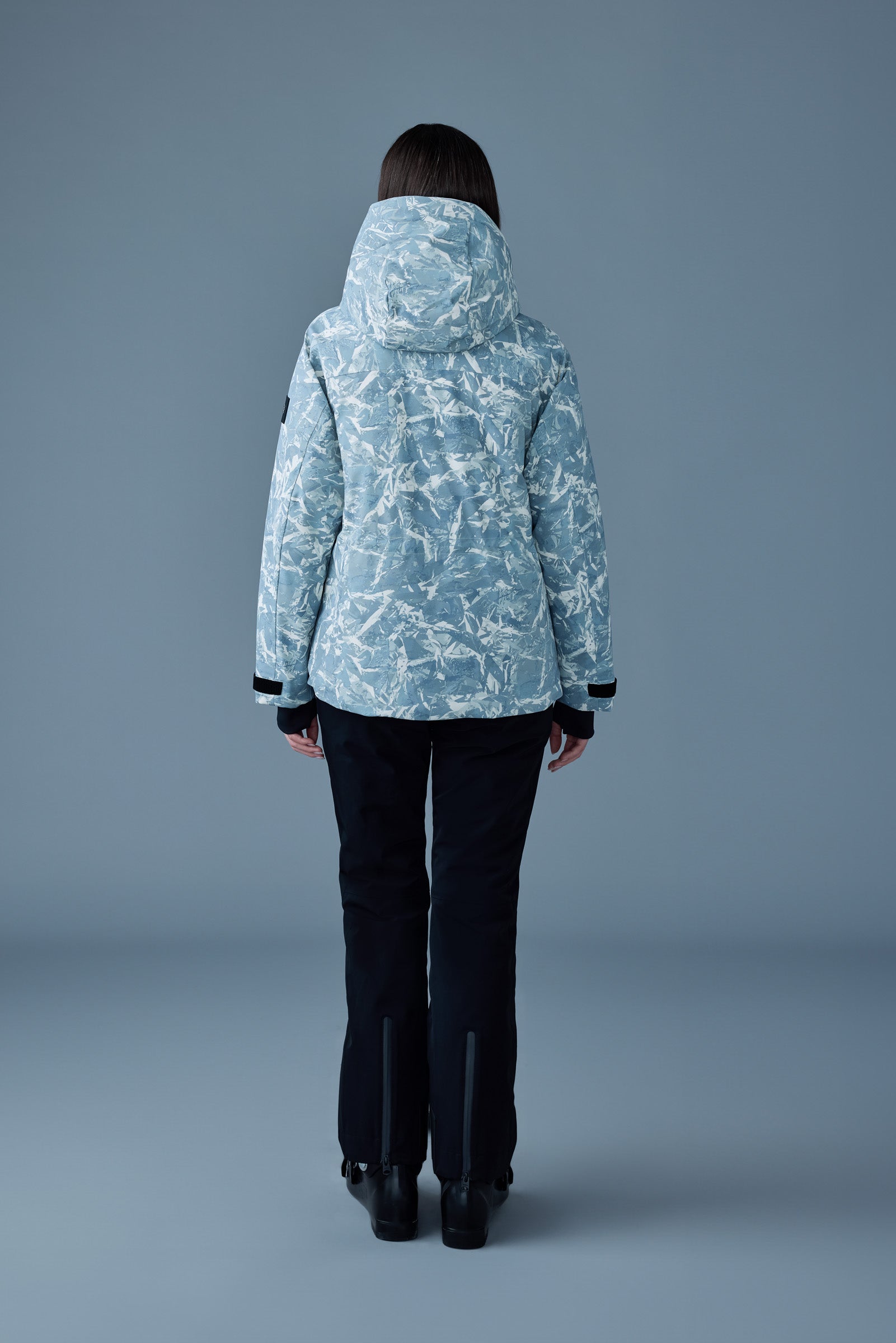 Veste de ski en duvet à imprimé Frost ICLYN-FP