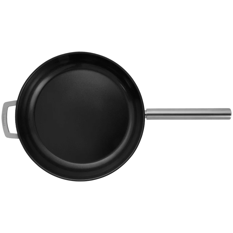 Poêle à frire en céramique et acier inoxydable 32 cm