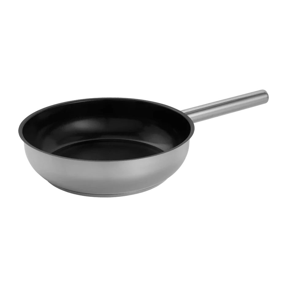 Poêle à frire haute en acier inoxydable céramique 28 cm
