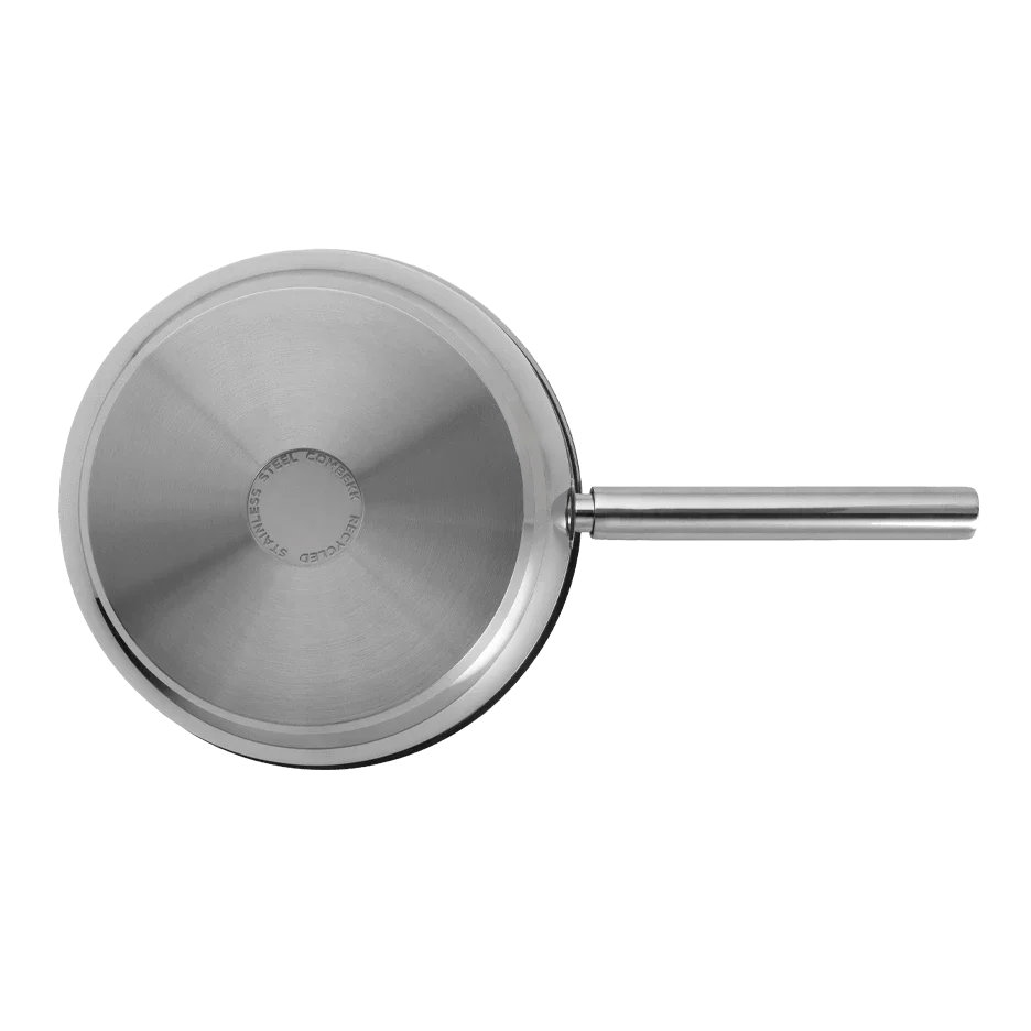 Poêle à frire haute en acier inoxydable céramique 28 cm