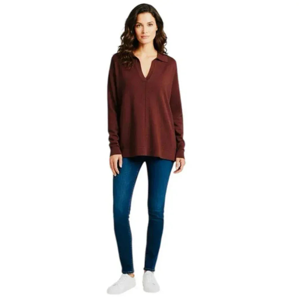 Shirt Collar Sweater