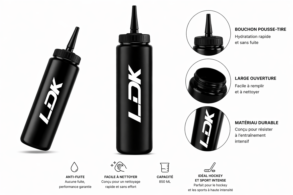 LDK WATER BOTTLE (With Straw) / BOUTEILLE D'EAU (Avec Paille)
