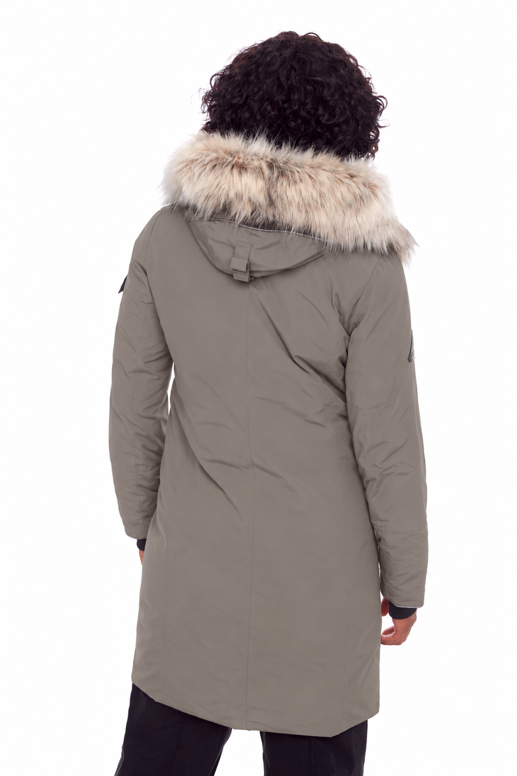 LAURENTIAN | WOMEN'S VEGAN DOWN (RECYCLED) LONG PARKA, TAUPE