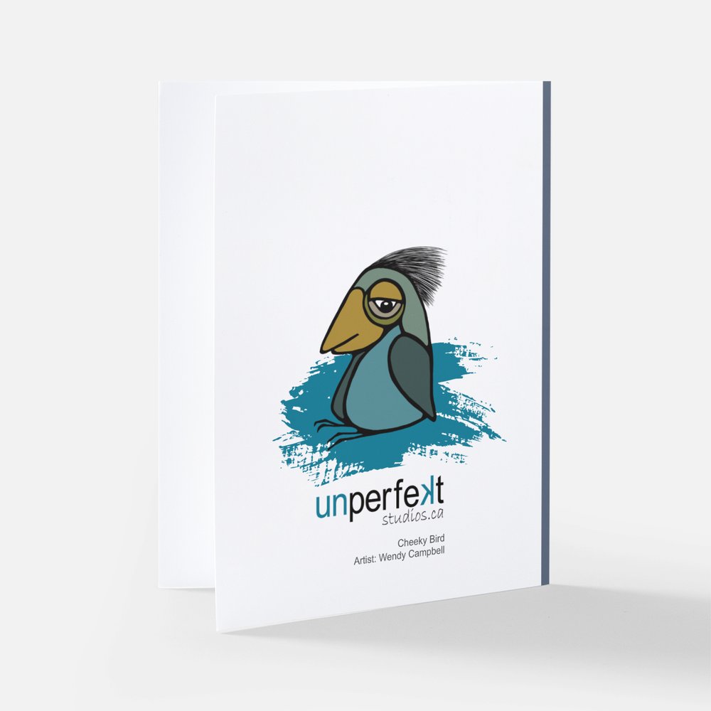 Greeting Card - Cheeky Bird